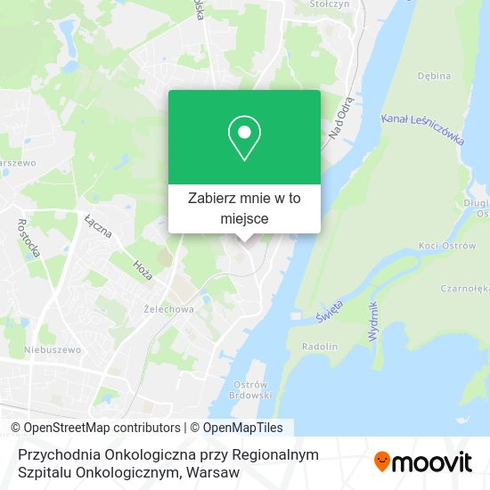 Mapa Przychodnia Onkologiczna przy Regionalnym Szpitalu Onkologicznym