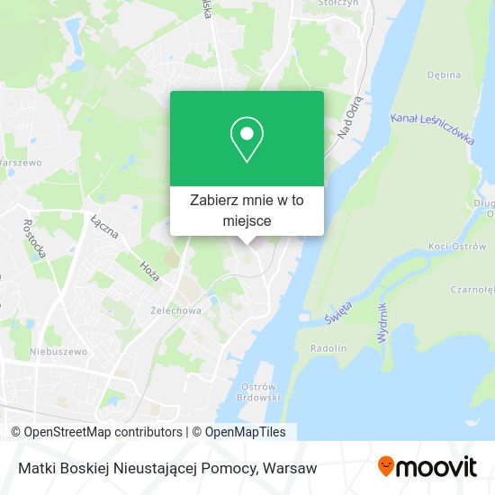 Mapa Matki Boskiej Nieustającej Pomocy