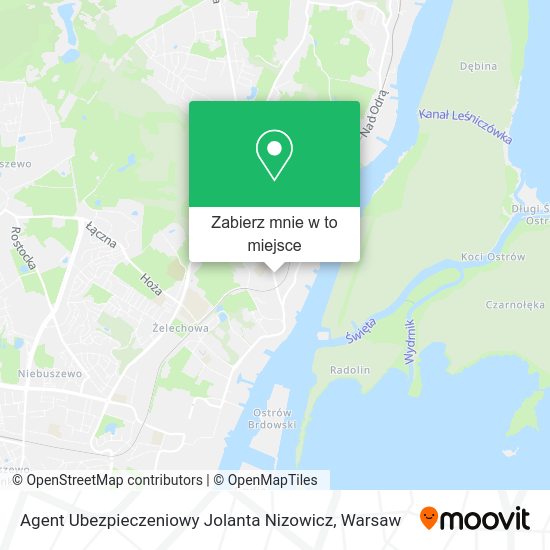 Mapa Agent Ubezpieczeniowy Jolanta Nizowicz