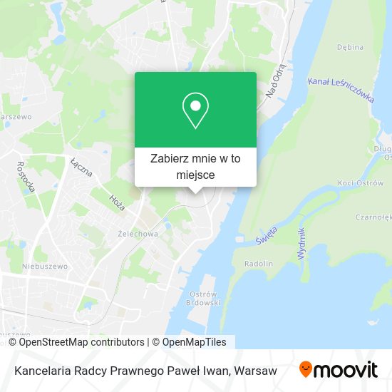 Mapa Kancelaria Radcy Prawnego Paweł Iwan