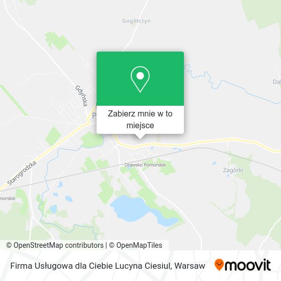 Mapa Firma Usługowa dla Ciebie Lucyna Ciesiul