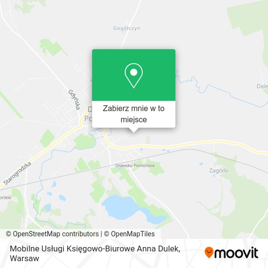 Mapa Mobilne Usługi Księgowo-Biurowe Anna Dulek