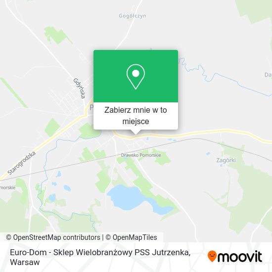 Mapa Euro-Dom - Sklep Wielobranżowy PSS Jutrzenka