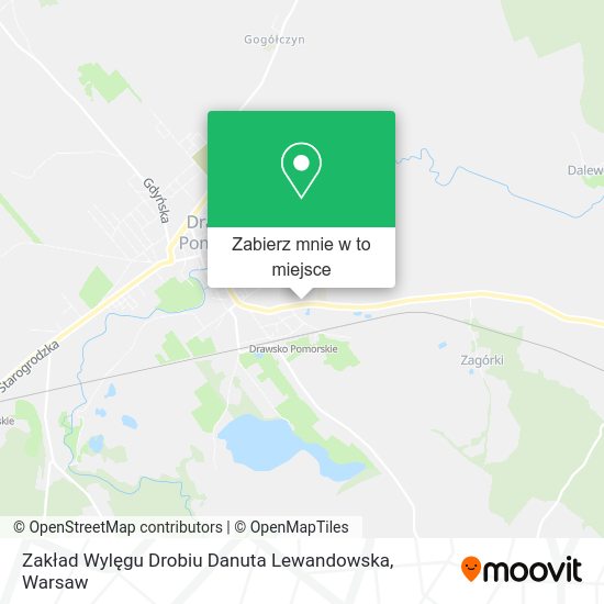 Mapa Zakład Wylęgu Drobiu Danuta Lewandowska