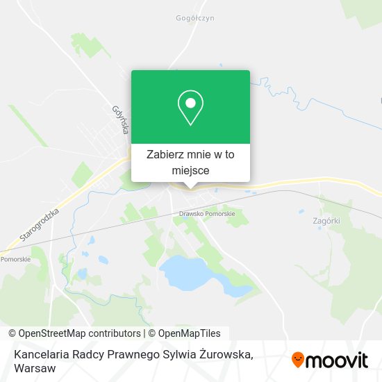 Mapa Kancelaria Radcy Prawnego Sylwia Żurowska