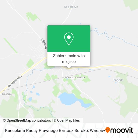 Mapa Kancelaria Radcy Prawnego Bartosz Soroko