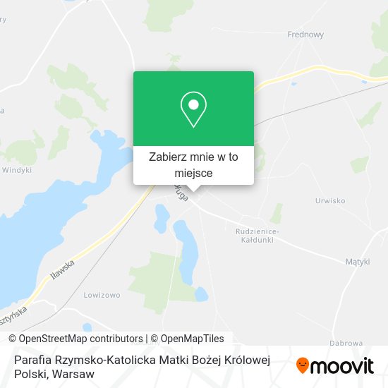 Mapa Parafia Rzymsko-Katolicka Matki Bożej Królowej Polski