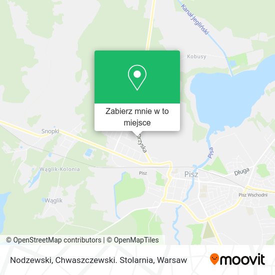 Mapa Nodzewski, Chwaszczewski. Stolarnia