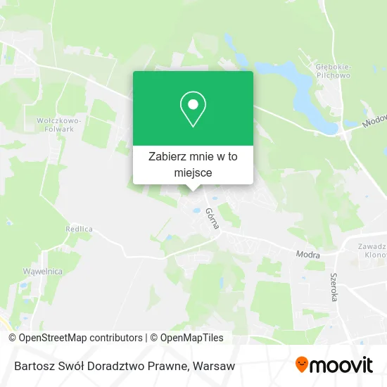 Mapa Bartosz Swół Doradztwo Prawne
