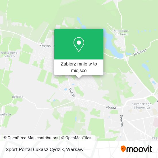 Mapa Sport Portal Łukasz Cydzik