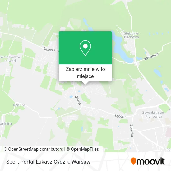 Mapa Sport Portal Łukasz Cydzik