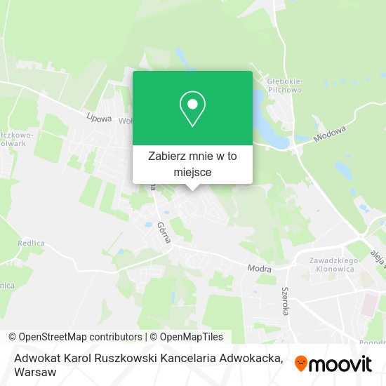 Mapa Adwokat Karol Ruszkowski Kancelaria Adwokacka