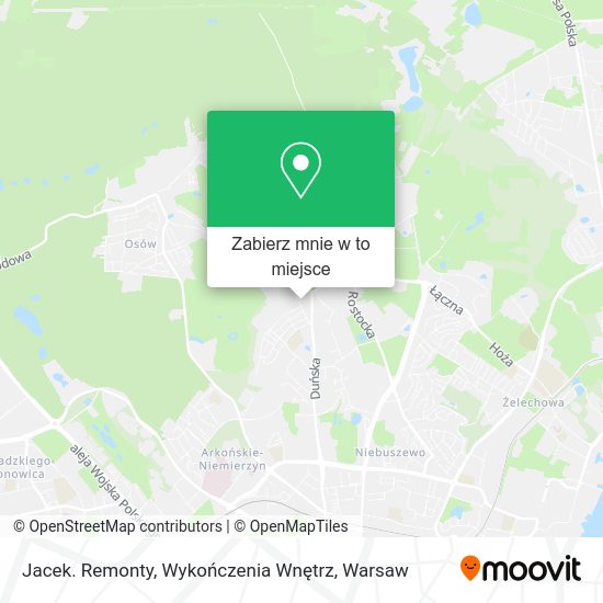 Mapa Jacek. Remonty, Wykończenia Wnętrz