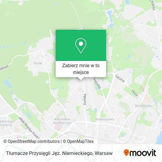 Mapa Tłumacze Przysięgli Jęz. Niemieckiego