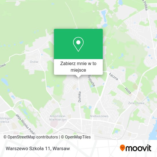 Mapa Warszewo Szkoła 11