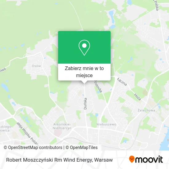 Mapa Robert Moszczyński Rm Wind Energy