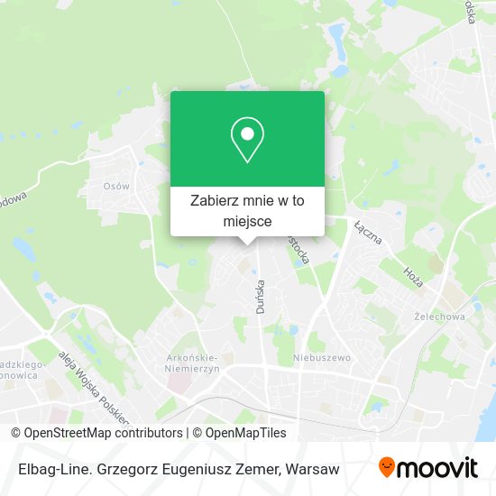 Mapa Elbag-Line. Grzegorz Eugeniusz Zemer