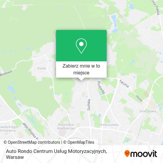 Mapa Auto Rondo Centrum Usług Motoryzacyjnych