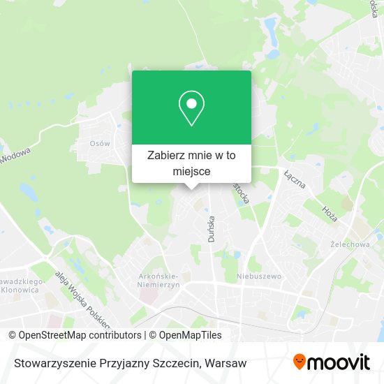 Mapa Stowarzyszenie Przyjazny Szczecin