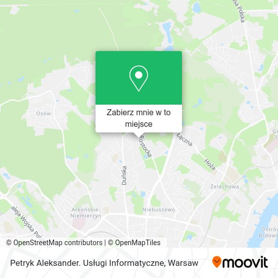 Mapa Petryk Aleksander. Usługi Informatyczne