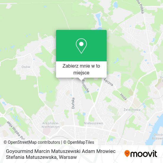 Mapa Goyourmind Marcin Matuszewski Adam Mrowiec Stefania Matuszewska