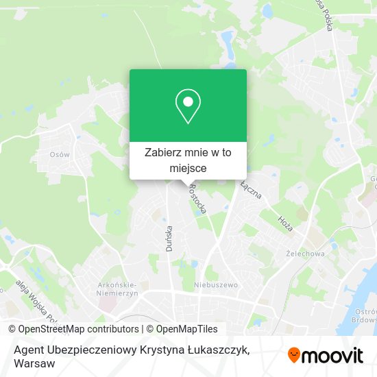 Mapa Agent Ubezpieczeniowy Krystyna Łukaszczyk