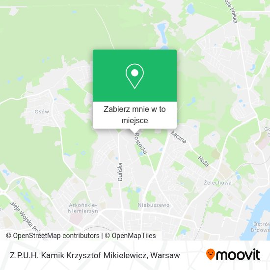 Mapa Z.P.U.H. Kamik Krzysztof Mikielewicz