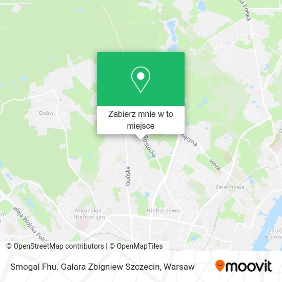 Mapa Smogal Fhu. Galara Zbigniew Szczecin