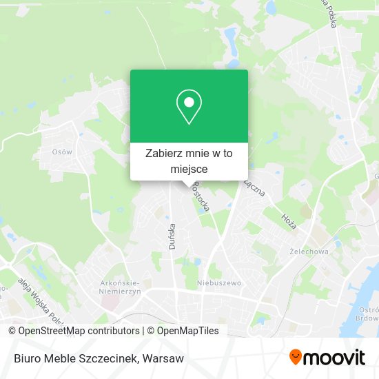 Mapa Biuro Meble Szczecinek