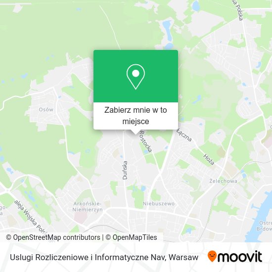 Mapa Uslugi Rozliczeniowe i Informatyczne Nav