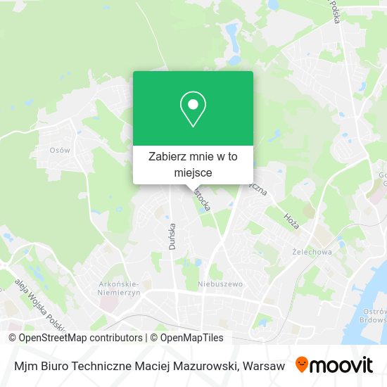 Mapa Mjm Biuro Techniczne Maciej Mazurowski