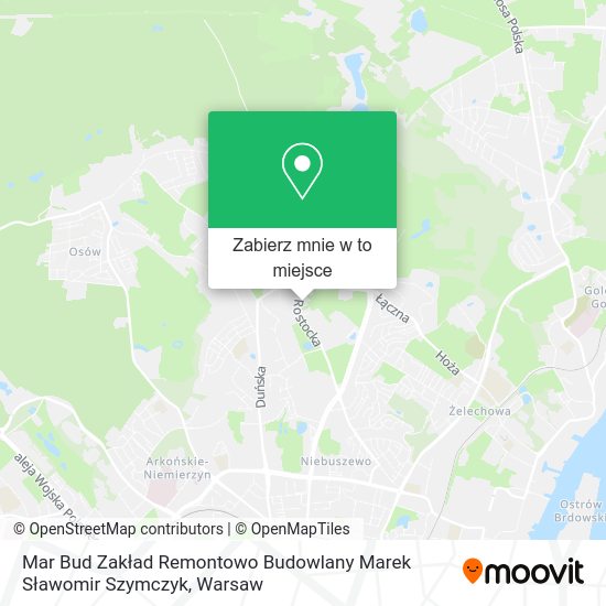 Mapa Mar Bud Zakład Remontowo Budowlany Marek Sławomir Szymczyk