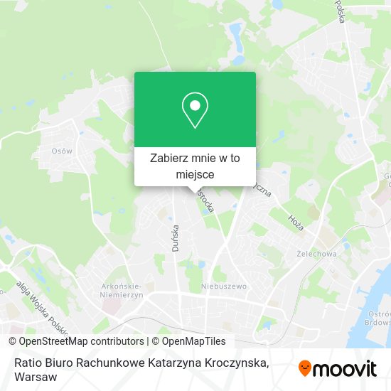 Mapa Ratio Biuro Rachunkowe Katarzyna Kroczynska