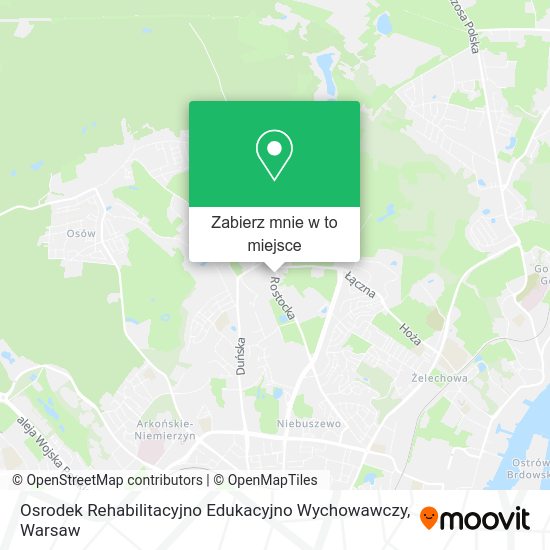 Mapa Osrodek Rehabilitacyjno Edukacyjno Wychowawczy