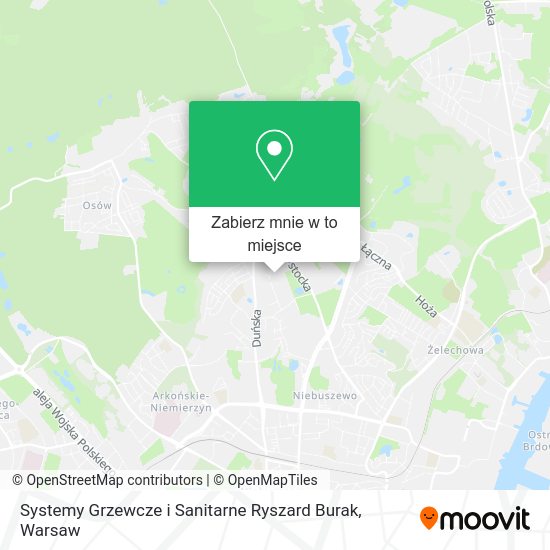 Mapa Systemy Grzewcze i Sanitarne Ryszard Burak