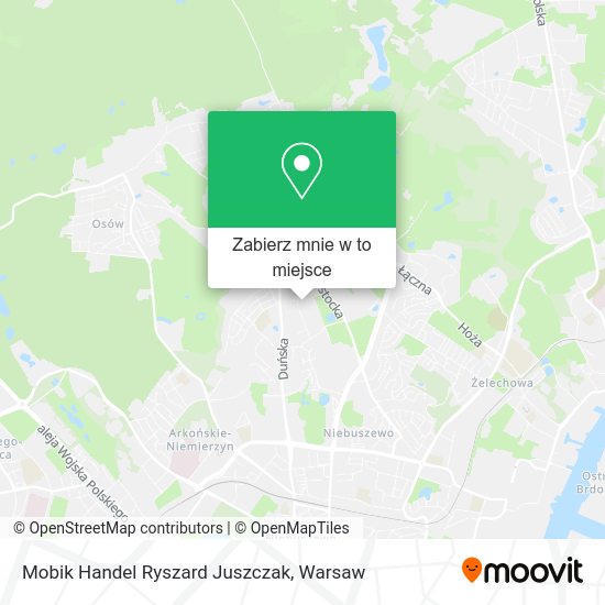 Mapa Mobik Handel Ryszard Juszczak