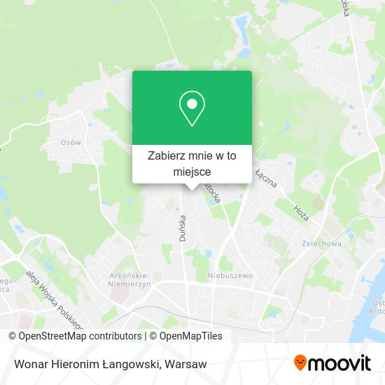 Mapa Wonar Hieronim Łangowski