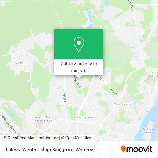 Mapa Łukasz Wenta Usługi Księgowe