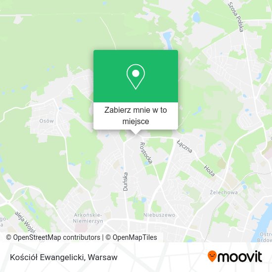 Mapa Kościół Ewangelicki