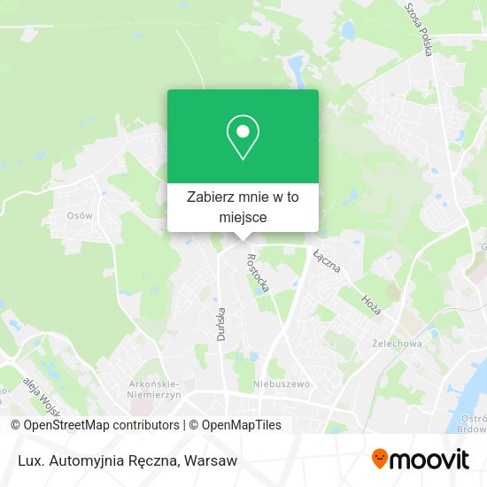 Mapa Lux. Automyjnia Ręczna