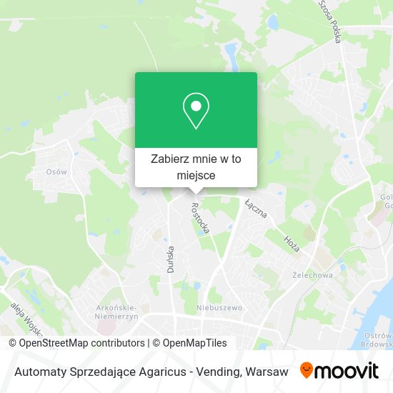 Mapa Automaty Sprzedające Agaricus - Vending