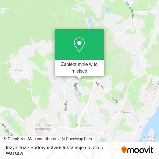 Mapa Inżynieria - Budownictwo- Instalacje sp. z o.o.