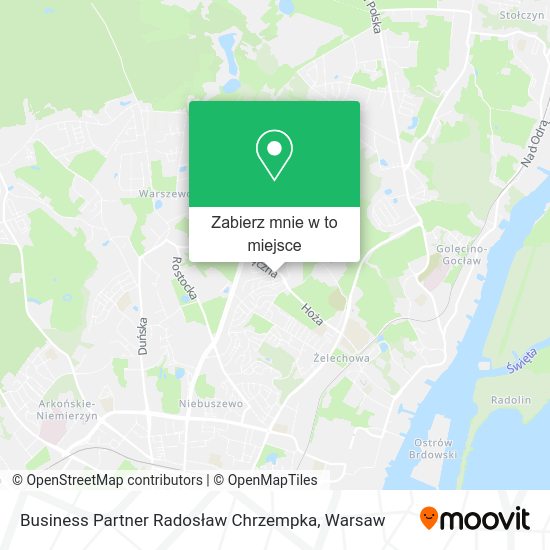 Mapa Business Partner Radosław Chrzempka