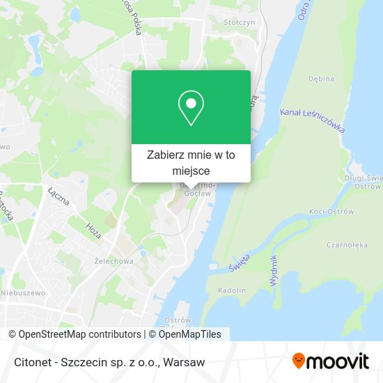 Mapa Citonet - Szczecin sp. z o.o.