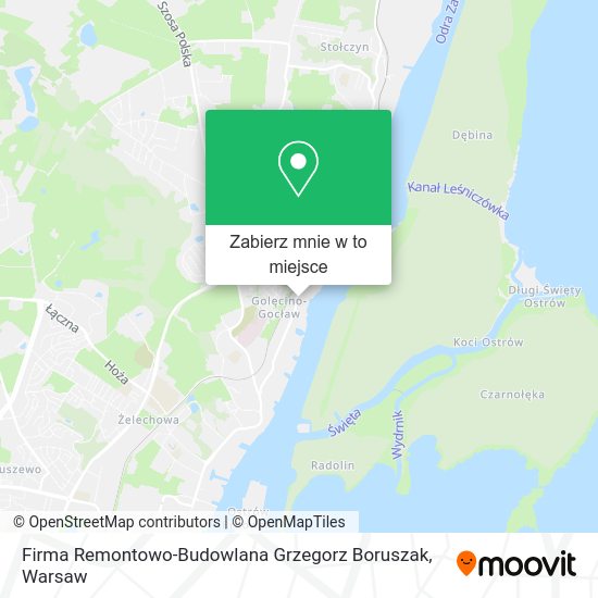 Mapa Firma Remontowo-Budowlana Grzegorz Boruszak