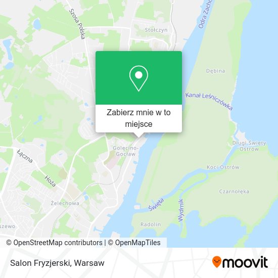 Mapa Salon Fryzjerski