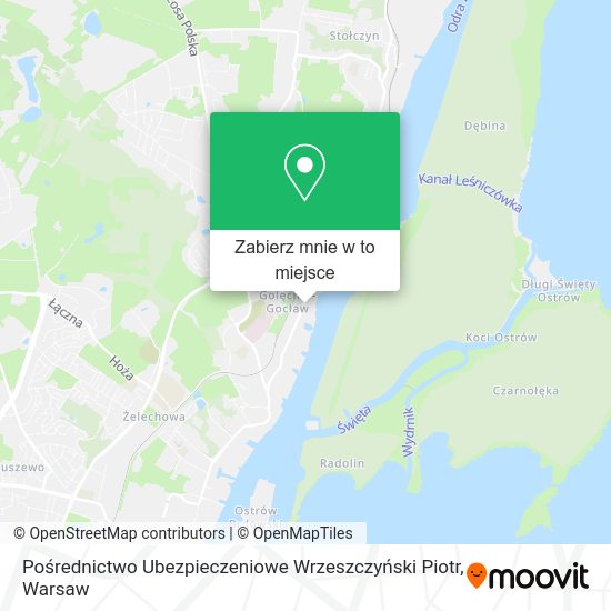 Mapa Pośrednictwo Ubezpieczeniowe Wrzeszczyński Piotr