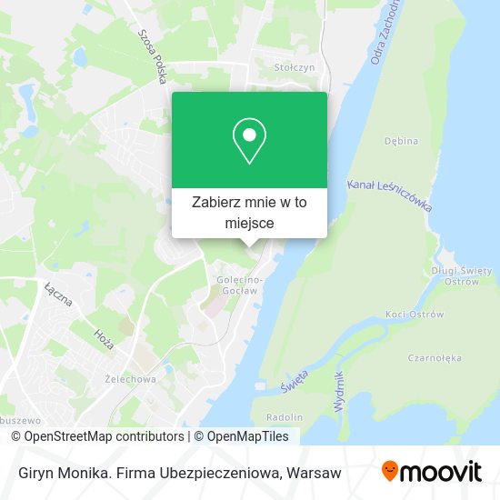 Mapa Giryn Monika. Firma Ubezpieczeniowa