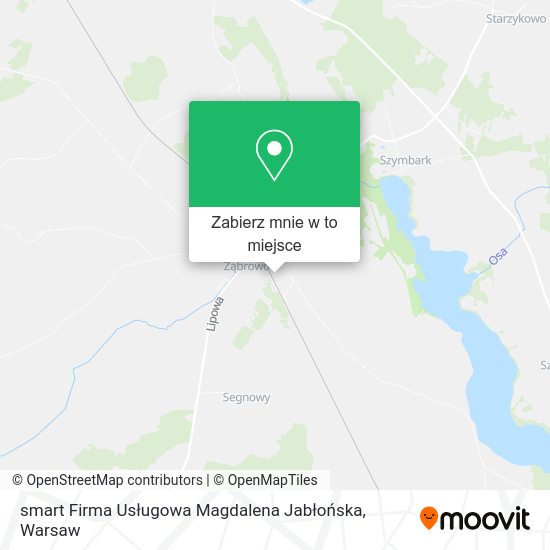 Mapa smart Firma Usługowa Magdalena Jabłońska