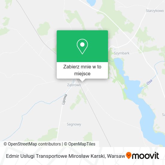 Mapa Edmir Usługi Transportowe Mirosław Karski